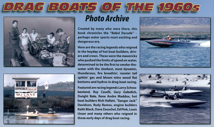 Drag Boats of the 60's back cover
